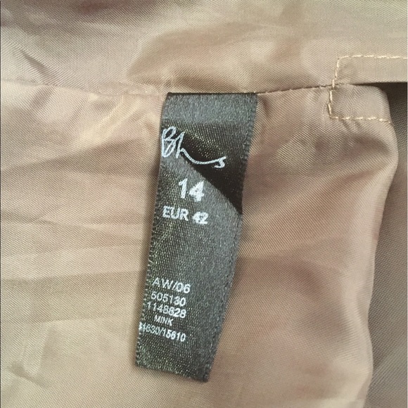 BHS Faux Suede Midi Skirt - Picture 7 of 8